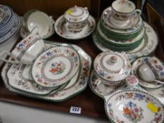 A part Spode 'Chinese Rose' dinner service