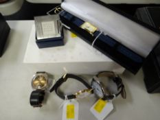 Selection of five various wrist watches