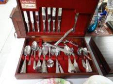 A cased Arthur Price canteen of cutlery