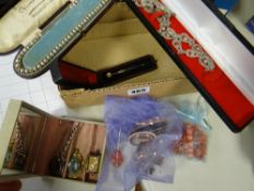 Parcel of various costume jewellery including pearls, dress ring, brooches etc