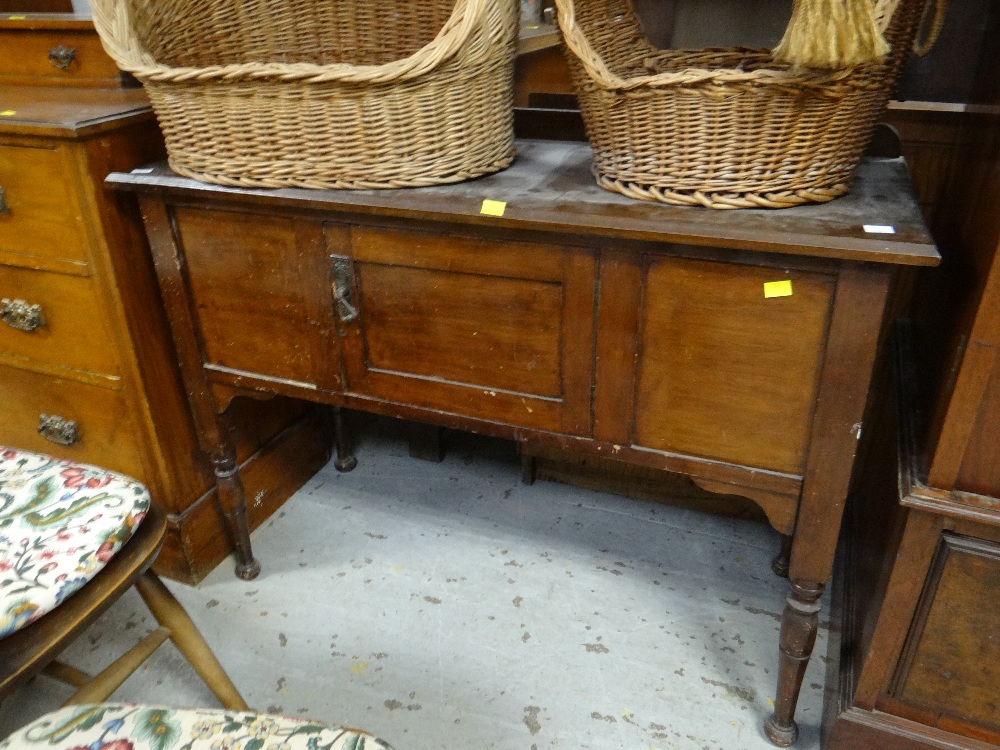 Parcel of bedroom furniture to include an Edwardian double mirror doored and carved wardrobe - Image 2 of 2