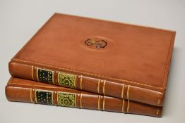 WILLIAM COXE 'A Tour in Monmouthshire', London 1801. Two Volumes 4to. with maps and plates.