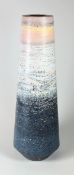 GWENDOLINE DAVIES marble carving - multi-coloured vase, 46cms high
