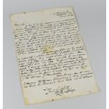 DAVID LLOYD GEORGE a handwritten letter dated 5th March 1917, sent from No.10 Downing Street and