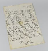 DAVID LLOYD GEORGE a handwritten letter dated 5th March 1917, sent from No.10 Downing Street and