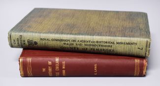TWO RARE BOOKS RELATING TO PEMBROKESHIRE being 'History of Little England Beyond Wales and the Non-