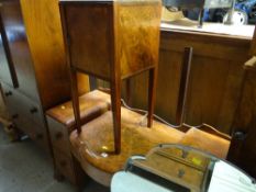 A vintage partial bedroom suite comprising bedside tables, dressing table, night cabinet & tallboy