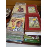 A quantity of pre-war & vintage children's sports annuals etc