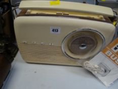 A vintage Bush portable radio