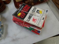 Collection of rugby union programmes