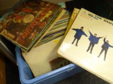 A quantity of LP records including The Beatles, Gladys Knight, King Crimson, Alan Parson's Project