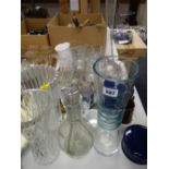 A parcel of glassware & pottery