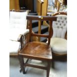 A nineteenth century farmhouse chair