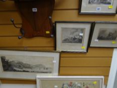 Three interesting Welsh etchings including an early print of Holyhead