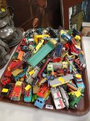 A large quantity of Diecast vehicles including Dinky Super Toys, Lesney (all unboxed & in played