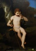 WILLIAM CHARLES THOMAS DOBSON RA (1817-1898) oil on canvas - young John the Baptist wearing loin