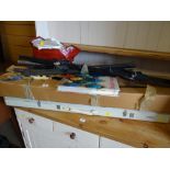 Old knitting machine and accessories