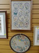 Two vintage framed embroideries
