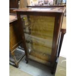 Vintage single door glazed china cabinet