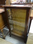 Vintage single door glazed china cabinet