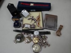 Parcel of costume jewellery, watches, dress rings etc