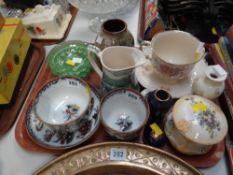Breakfast cup and saucer, sundry items of china