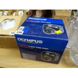 Boxed Olympus digital compact camera