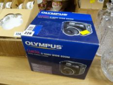 Boxed Olympus digital compact camera