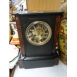 Good French slate mantel clock