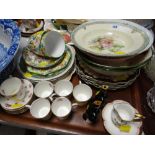 Quantity of Continental and Staffordshire china