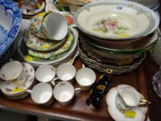 Quantity of Continental and Staffordshire china