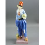 A RARE ROYAL DOULTON CHINA FIGURINE 'Derrick' HN1398 (some damage front and rear to both legs)