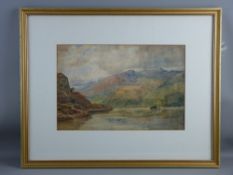 DAVID COX JNR watercolour - Lake District scene, signed bottom left and entitled verso 'Patterdale',
