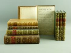 BOOKS - 'A New and Complete Dictionary of Arts & Sciences', volume II, leather bound, 1763, three