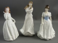 THREE BOXED ROYAL DOULTON FIGURINES - 'Joy' HN3875, 'Embrace' from The Collector's Club HN4258