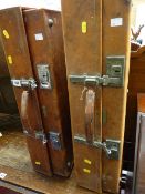 Two vintage suitcases by Finnegans of London