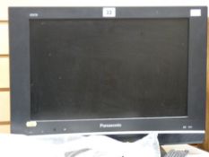 Panasonic compact flatscreen TV with SD card slot E/T