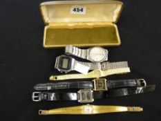 Parcel of two gent's and four lady's wristwatches