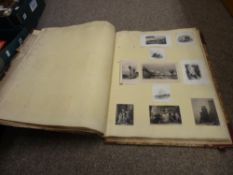 Large portfolio (some blank pages) containing 19th Century etchings and prints