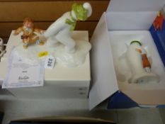 A boxed Royal Doulton The Snowman & James The Adventure Begins