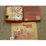 An early boxed Bingo set & a printed edition of score for Robinson Crusoe musical