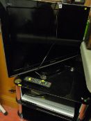 A Panasonic Viera TV plus stand & JVC DVD player E/T