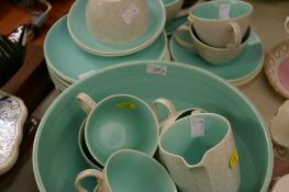 Quantity of Poole pattern C57 tea & dinnerware