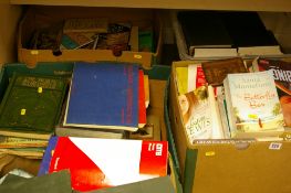 Large quantity of mixed books in various boxes