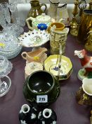 A quantity of collectable pottery etc