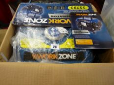 A WorkZone 800 watt generator (boxed as new)