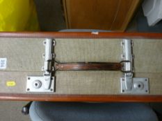 A vintage retro suitcase