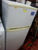 An approximate 4ft high fridge freezer E/T