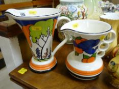 Two Wade Art Deco-style jugs