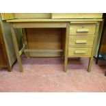 A vintage oak desk